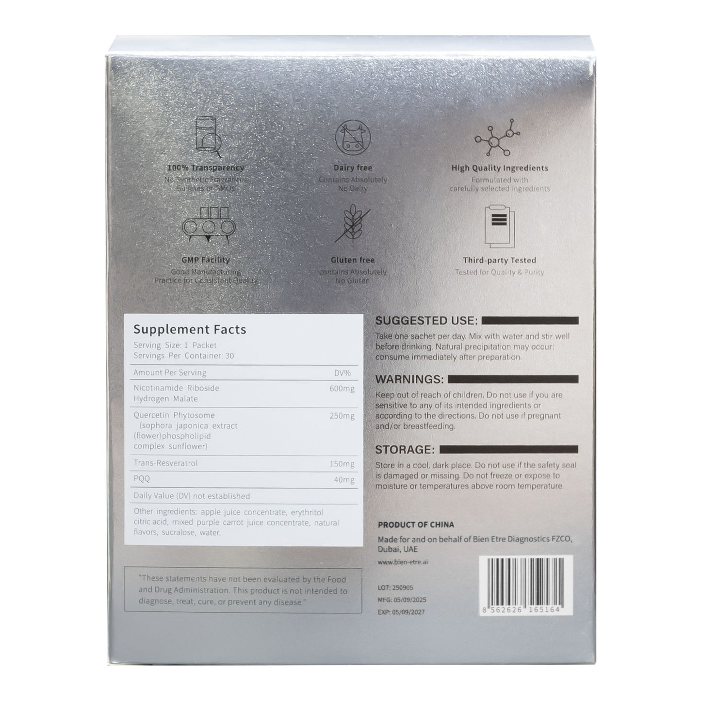 NAD⁺ Intracellular Optimisation Bundle