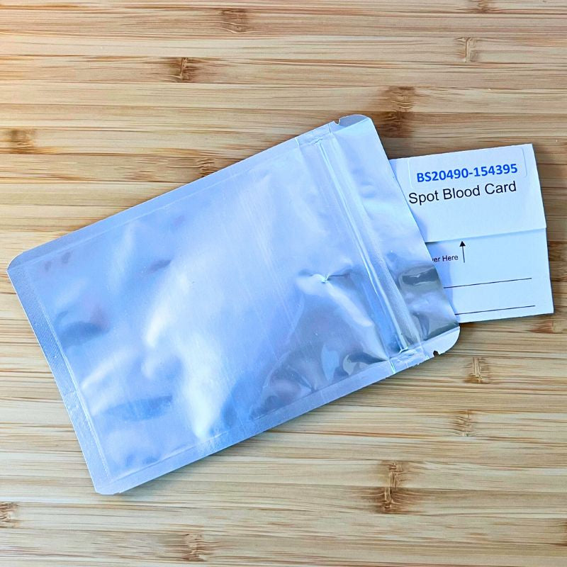 Pack and ship your test collection card